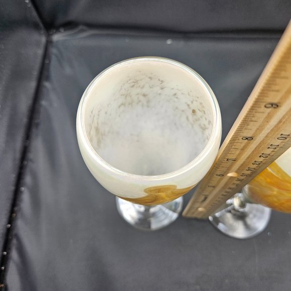 Arte Vargas signed wine/champagne glasses - Picture 3 of 6